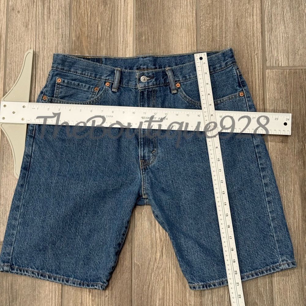 Levi’s 505 Denim Jean Shorts Jorts 36 - Picture 2 of 4